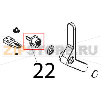 Molla per serratura Angelo Po FX101G2 Molla per serratura Angelo Po FX101G2Запчасть на деталировке под номером: 22