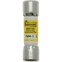Предохранитель, 5 A, DC 600 В, 50 кА, 10x38 мм, UL, CSA Eaton 1FA, Midget 5 А 600 DC PV