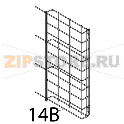 Supporto laterale dx/sx 1/1GN Tecnoeka KF 1010 A UD Supporto laterale dx/sx 1/1GN Tecnoeka KF 1010 A UDЗапчасть на деталировке под номером: 14B
