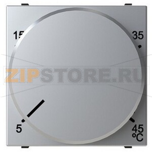 Механизм терморегулятора для теплого пола 10 А, 250 В, серебристый ABB 10411.20 