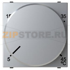 Механизм терморегулятора для теплого пола 10 А, 250 В, серебристый ABB 10411.20 