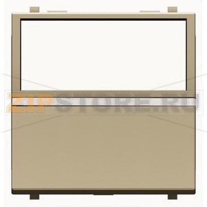 Механизм одноклавишной кнопки, двухмодульный, шампань ABB 3451.20 