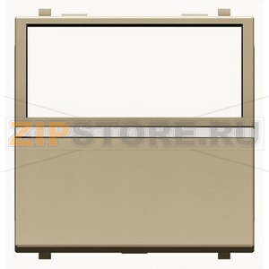 Механизм одноклавишной кнопки, двухмодульный, шампань ABB 3451.20 