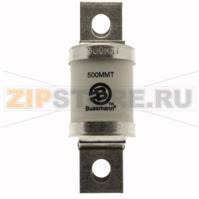Предохранитель, 500 A, AC 690 В, DC 350 В, 200 кА, BS88, 83x113 мм, aR, BS Eaton 500A 690V AC TYP 