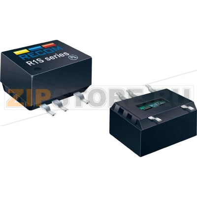 Преобразователь DC/DC, SMD-монтаж, 5 В/DC, 12 В/DC, 84 mA, 1 Вт Recom R1S-0512 