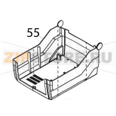 Bottom cover Sato CG412TT Bottom cover Sato CG412TTЗапчасть на деталировке под номером: 55Название запчасти на английском языке: Bottom cover Sato CG412TT.