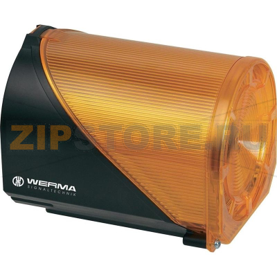 Сирена светодиодная 230 В, многотональная, желтая, 110 дБ Werma 444.300.68 