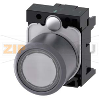 АКТУАТОР КНОПКИ С ВЫСОКИМ ФРОНТАЛЬНЫМ КОЛЬЦОМ (12MM), 22MM, КРУГЛ., ПЛАСТИК С МЕТАЛЛИЧЕСКИМ ФРОНТАЛЬНЫМ КОЛЬЦОМ, CLEAR, FLAT BUTTON, БЕЗ ФИКСАЦИИ, С ДЕРЖАТЕЛЕМ, С ГРАВИРОВКОЙ ЛАЗЕРОМ, НИЖНИЙ РЕГИСТР Siemens 3SU1231-0EB70-0AA0-Z&nbsp;Y12