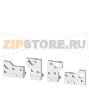 rear, broadened main conn. pieces f. mounting on rear main circ. conn. 4 units f. guide frames accessory for circuit breaker 3WL10 / 3VA27 Siemens 3VW9011-0AN76 