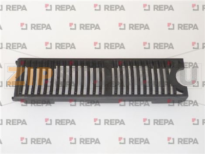 GRIGLIA BACINELLA NERA 160x40 mm 