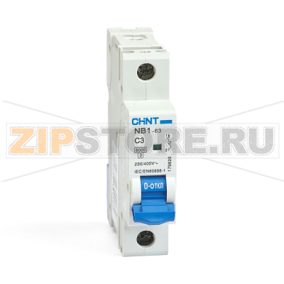Выключатель автоматический 3 А, 6 кА, 1 полюс Chint NB1-63 