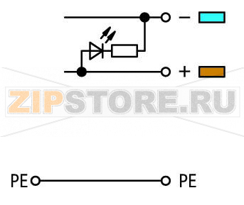 4-проводные клеммы питания датчика; зеленый светодиод; для датчиков NPN-переключения (отрицательного); Подвод питания на стороне датчика; с цветн. отверст. для ввода проводников; 2,5 мм; CAGE CLAMP®; 2,50 mm; серые Wago 280-576/281-496 Примечание:Terminating Aluminum ConductorsWAGO spring clamp terminal blocks are suitable for solid aluminum conductors up to 4 mm?/12 AWG if WAGO “Alu-Plus” Contact Paste is used for termination.“Alu-Plus” Contact Paste Advantages:Automatically destroys the oxide film during clamping.Prevents fresh oxidation at the clamping point.Prevents electrolytic corrosion between aluminum and copper conductors (in the same terminal block).Provides long-term protection against corrosion....