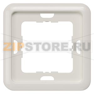 DELTA PROFIL ТИТАНОВО-БЕЛЫЙ РАМКА 1-МЕСТНАЯ С ПРЯМЫМИ УГЛАМИ 80X80MM Siemens 5TG1811 