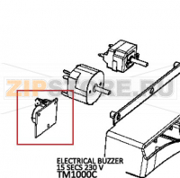 Electrical buzzer 15 secs 230 V Unox XFT 133