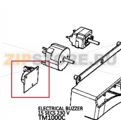 Electrical buzzer 15 secs 230 V Unox XFT 133 Electrical buzzer 15 secs 230 V Unox XFT 133Запчасть на деталировке под номером: 110Название запчасти на английском языке: Electrical buzzer 15 secs 230 V Unox XFT 133