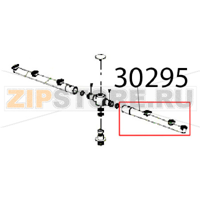Tubo risciacquo sinistro Angelo Po KD130EAT Tubo risciacquo sinistro Angelo Po KD130EATЗапчасть на деталировке под номером: 30295