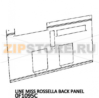 Line miss rossella back panel Unox XFT 193 Line miss rossella back panel Unox XFT 193Запчасть на деталировке под номером: 105Название запчасти на английском языке: Line miss rossella back panel Unox XFT 193