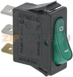 ЗЕЛЕНЫЙ ОДНОПОЛЮСНЫЙ ВЫКЛЮЧАТЕЛЬ 16A 250В 