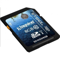 Карта памяти 8 Гб, class 10 Kingston SD10G2-8GB