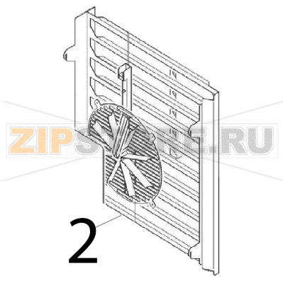 Tray holder LH Angelo Po FM1011E2 Tray holder LH Angelo Po FM1011E2Запчасть на деталировке под номером: 2