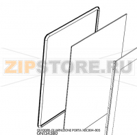 GN1000B-Guarnizione porta XBC804-805 Unox XB 893