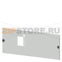 SIVACON S4 Masking frame SENTRON 3VA 3VA20 (up to 100 A) 3VA21 (up to 160 A) 3VA22 (up to 250 A) 4-pole Mounting position horizontal withdrawable connection Number of switches 1 Height 300 mm Width 800 mm Siemens 8PQ2030-8BA13