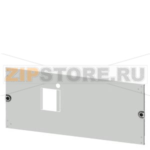 SIVACON S4 Masking frame SENTRON 3VA 3VA20 (up to 100 A) 3VA21 (up to 160 A) 3VA22 (up to 250 A) 4-pole Mounting position horizontal withdrawable connection Number of switches 1 Height 300 mm Width 800 mm Siemens 8PQ2030-8BA13 
