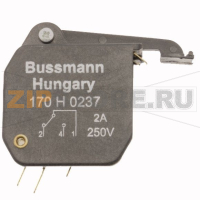 Микровыключатель, 5 A, AC 250 В, DIN, наконечники 2, 8x0,5 мм Eaton MICROSWITCH T1 5A 250V 00-3