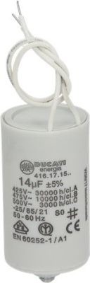 CAPACITOR DUCATI ENERGIA 14µF WITH CABLE 