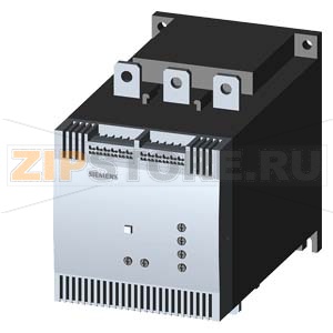 УСТРОЙСТВО ПЛАВНОГО ПУСКА SIRIUS, ТИПОРАЗМЕР S12, 280 A, 160 КВТ/400 V, 40 ГРАД., НОМИНАЛЬНОЕ РАБОЧЕЕ НАПРЯЖЕНИЕ UE 200-460 В АС, НОМИАНЛЬНОЕ ПИТАЮЩЕЕ НАПРЯЖЕНИЕ ЦЕПИ УПРАВЛЕНИЯ US 230 В АС, ПРУЖИННЫЕ КОНТАКТЫ ВСПОМОГАТЕЛЬНЫХ ЦЕПЕЙ Siemens 3RW4074-2BB44 