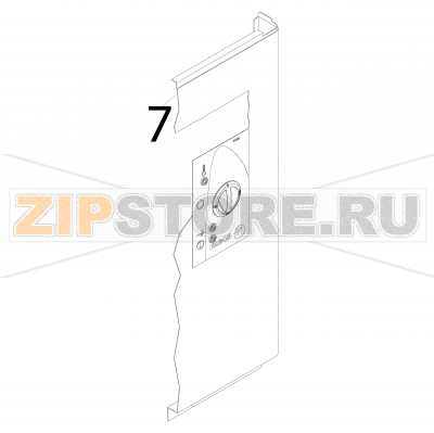 Front panel comp. Fagor FI-80 Front panel comp. Fagor FI-80Запчасть на деталировке под номером: 7Название запчасти Fagor на английском языке: Front panel comp. FI-80.