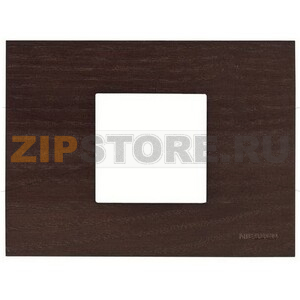 Рамка на 2 модуля, натуральное дерево венге ABB 2CLA247200N2101 