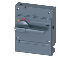 Front mounted rotary operator standard IP30 with door interlocking and door open function accessory for: 3VA55/3VA65/3VA66 Siemens 3VA9677-0EK31