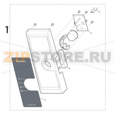 Panel module, left Intermec PD41 Panel module, left Intermec PD41Запчасть на деталировке под номером: 1Название запчасти на английском языке: Panel module, left Intermec PD41.