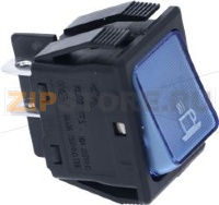 СИНИЙ ДВУХПОЛЮСНЫЙ ВЫКЛЮЧАТЕЛЬ 16А 250В