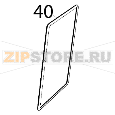 Door gasket Unox XB 895 Door gasket Unox XB 895Запчасть на деталировке под номером: 40