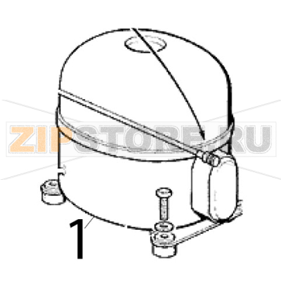 Kompressor 230/50 Scotsman EC 126 AS Kompressor 230/50 Scotsman EC 126 ASЗапчасть на деталировке под номером: 1