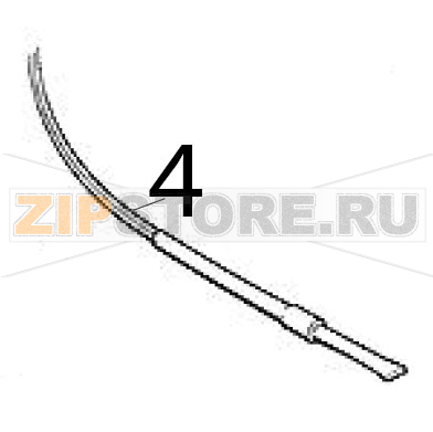 Sensore temp. condensatore Scotsman MF 46 AS Sensore temp. condensatore Scotsman MF 46 ASЗапчасть на деталировке под номером: 4