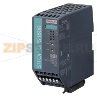 SITOP UPS1600 20A USB БЛОК БЕСПЕРЕБОЙНОГО ЭЛЕКТРОПИТАНИЯ С USB-ИНТЕРФЕЙСОМ ВХОД: DC 24 V ВЫХОД: DC 24 V/20 A Siemens 6EP4136-3AB00-1AY0