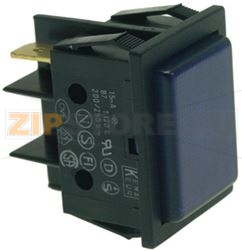 СИНЯЯ ИНДИКАТОРНАЯ ЛАМПА, 230В 