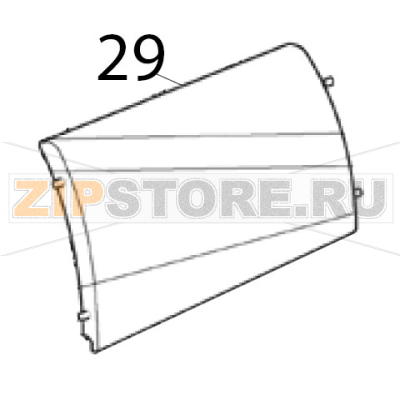 Bin door Scotsman AF 124 Bin door Scotsman AF 124Запчасть на деталировке под номером: 29