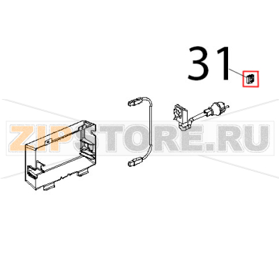 Morsett. a pettine Unox XL 404 Morsett. a pettine Unox XL 404Запчасть на деталировке под номером: 31