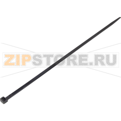 Стяжка кабельная, черная, 1 шт TRU Components TC-6646020 