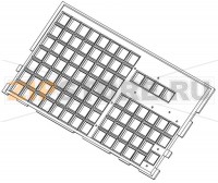 Накладка с ячейками для кнопок на клавиатуру 56 клавиш (K/B) для весов DIGI SM-300P/P+ (SPACER AA(56 KEY))