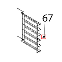 Nottolino M6x12.5, con taglio ott. crom. fe Unox XBC 604P