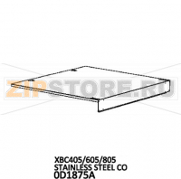Stainless steel cover Unox XBC 605E