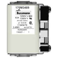 Предохранитель, 350 A, AC 1250 В, 100 кА, size 1, 45x59x81 мм, aR, IEC UL Eaton FUSE 350A 1100