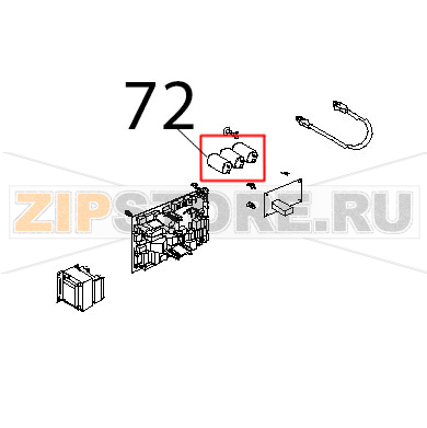 Distanziale ventole inox Unox XBC 815G Distanziale ventole inox Unox XBC 815GЗапчасть на деталировке под номером: 72