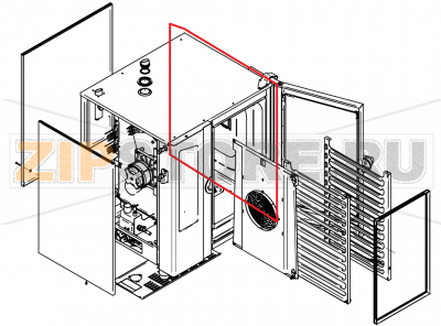 Cover CONVOTHERM OES 10.10     Cover CONVOTHERM OES 10.10Запчасть на сборочном чертеже под номером: A005Название запчасти на английском&nbsp;языке: Cover CONVOTHERM OES 10.10