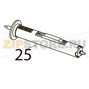 Ribbon shaft assy (take-up) Toshiba TEC B-SX5T-TS22-QM-R Ribbon shaft assy (take-up) Toshiba TEC B-SX5T-TS22-QM-RЗапчасть на деталировке под номером: 25
